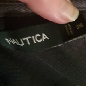 A green nautica polo shirt in great shape